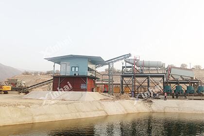 Somaliland 200TPH gold placer production line